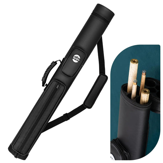 Trymaker Pool Cue Case Pool Stick Case 2x2 Billiard Cue Cases Hard Bag for 2 Sticks Pool Cue Accessories