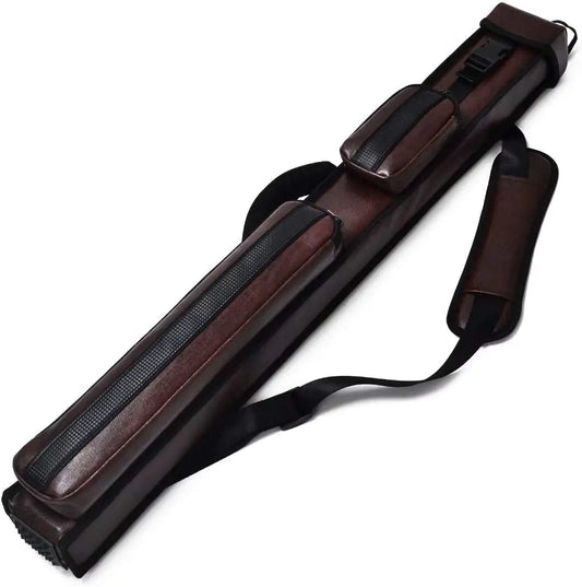 Champion 2X22X33X4 Nylon Billiard Pool Cue Stick Hard Case (Brown 3X4 Pool case)