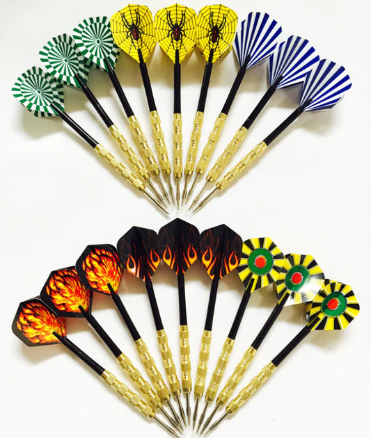 Dartboard with Dart Tips and Needle Style Darts