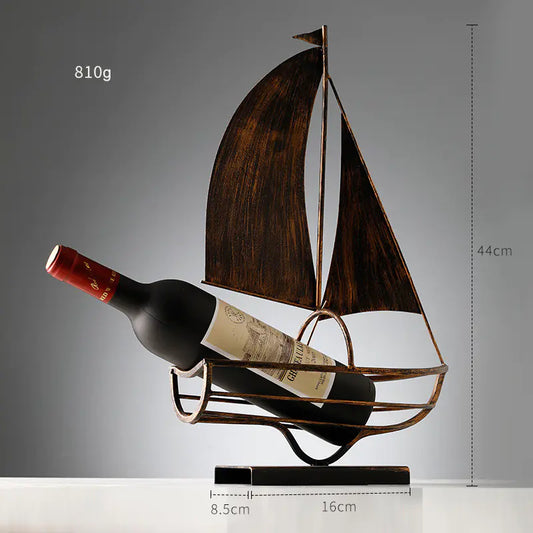 Modern Luxury Wine Rack Decorative Tabletop Art Piece