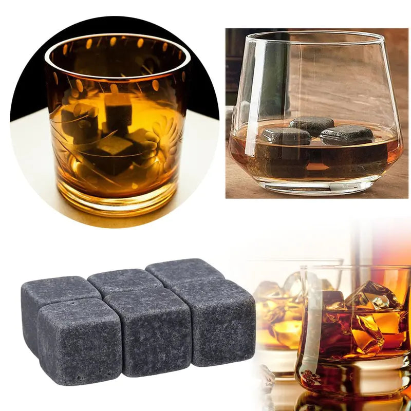 Natural Whiskey Stones for Chilling Drinks