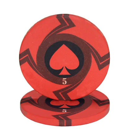 EPT Ceramic Poker Chips for Texas Hold'em & Games