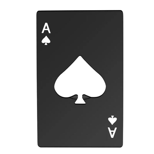 Mini Portable Metal Poker Card Beer Bottle Opener