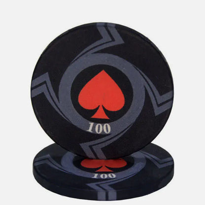 EPT Ceramic Poker Chips for Texas Hold'em & Games