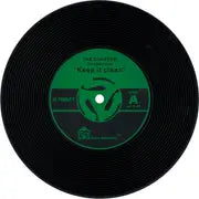 Funny Vinyl Record Coasters for Music Lovers (Set of 4)