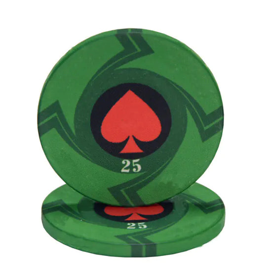 EPT Ceramic Poker Chips for Texas Hold'em & Games